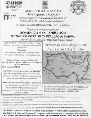 16° trofeo citta’ di cantalupo